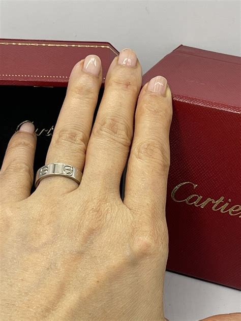 ebay cartier love ring replica|authentic cartier love ring.